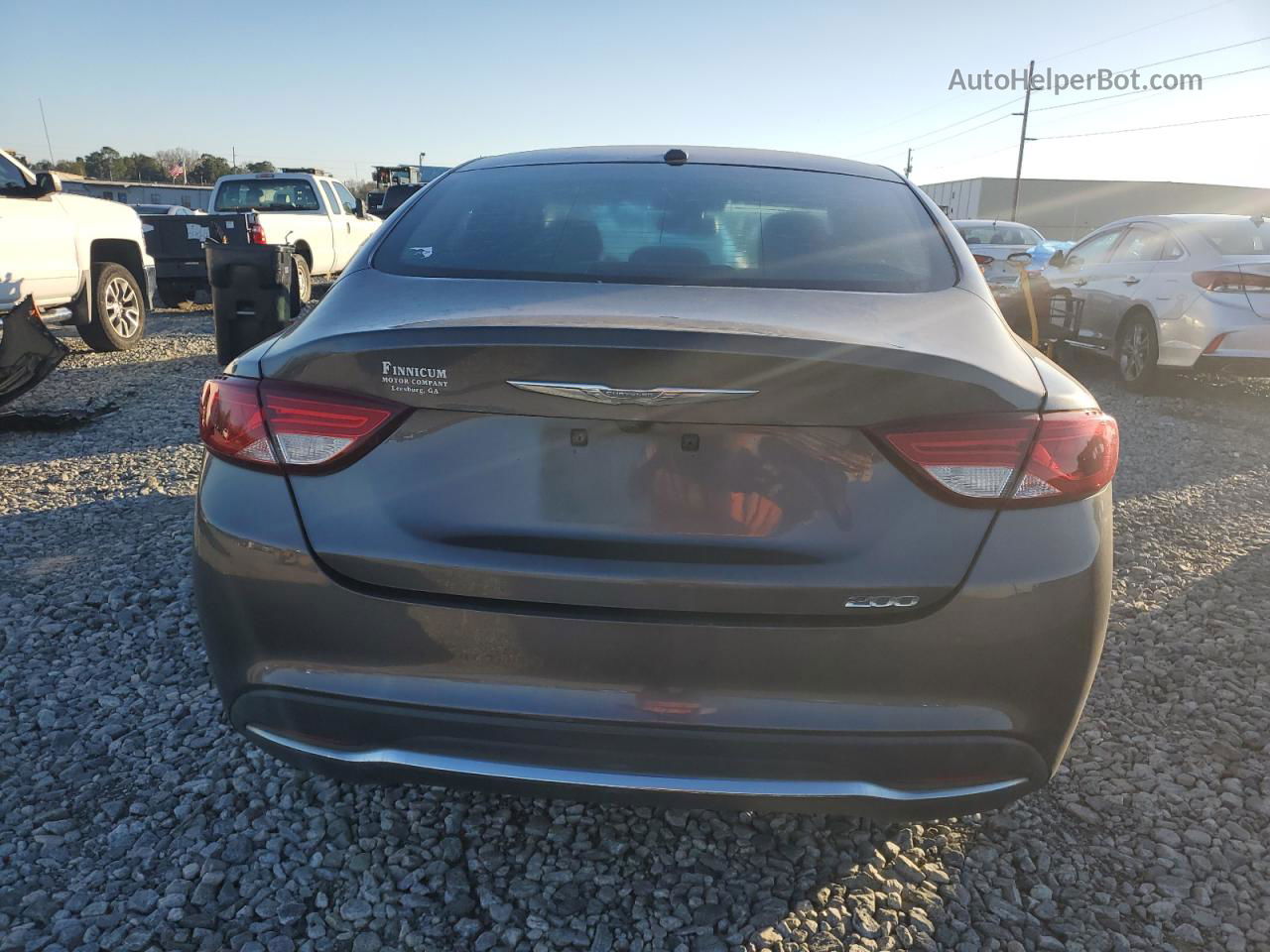 2016 Chrysler 200 Limited Charcoal vin: 1C3CCCAB9GN143715