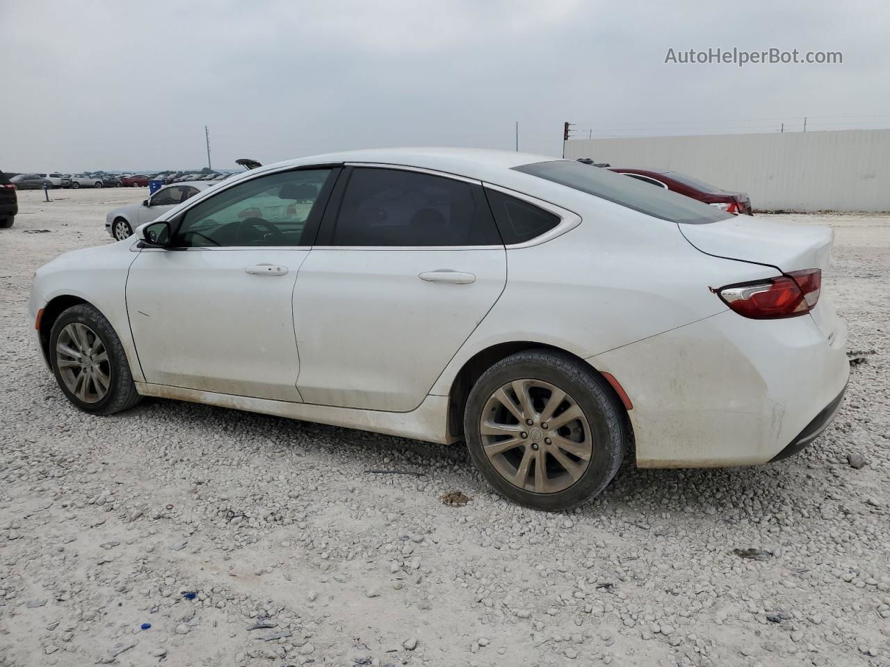 2016 Chrysler 200 Limited White vin: 1C3CCCAB9GN149241