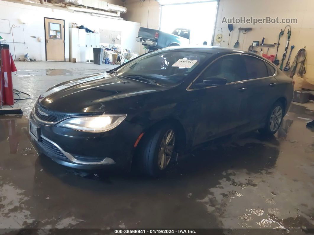 2016 Chrysler 200 Limited Black vin: 1C3CCCAB9GN159445