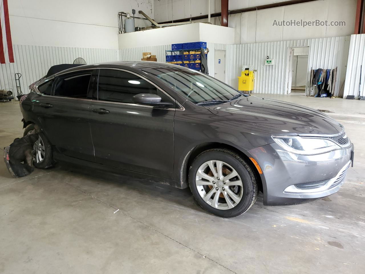 2016 Chrysler 200 Limited Charcoal vin: 1C3CCCAB9GN163818