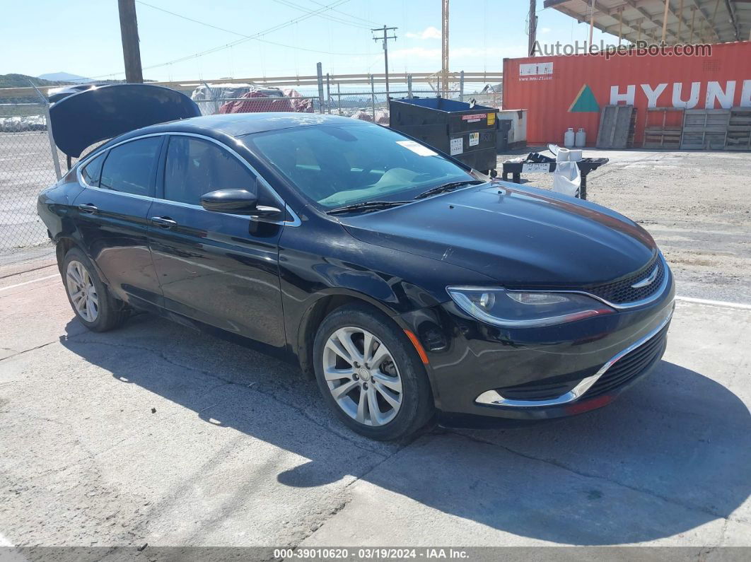 2016 Chrysler 200 Limited Black vin: 1C3CCCAB9GN167898