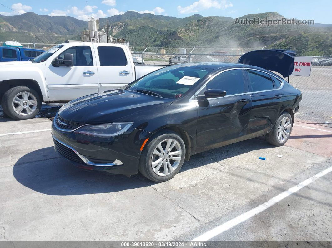 2016 Chrysler 200 Limited Black vin: 1C3CCCAB9GN167898