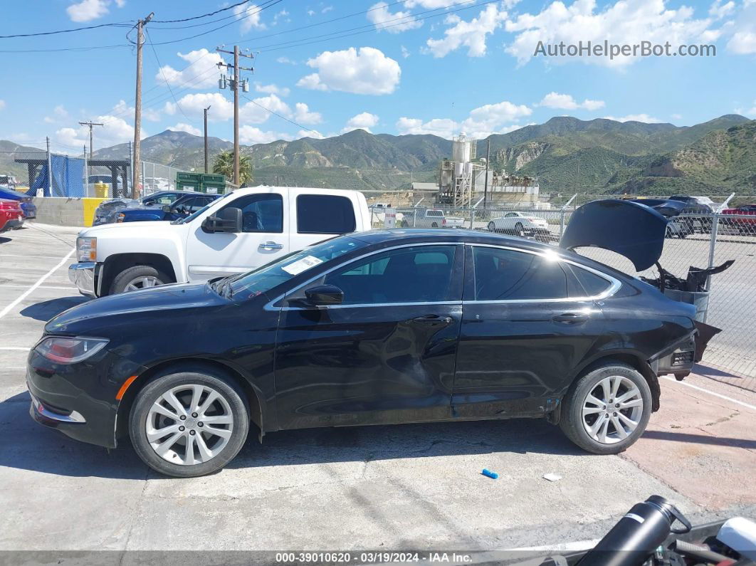 2016 Chrysler 200 Limited Black vin: 1C3CCCAB9GN167898