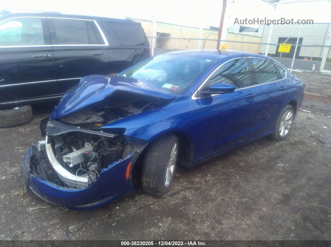 2016 Chrysler 200 Limited Blue vin: 1C3CCCAB9GN168100