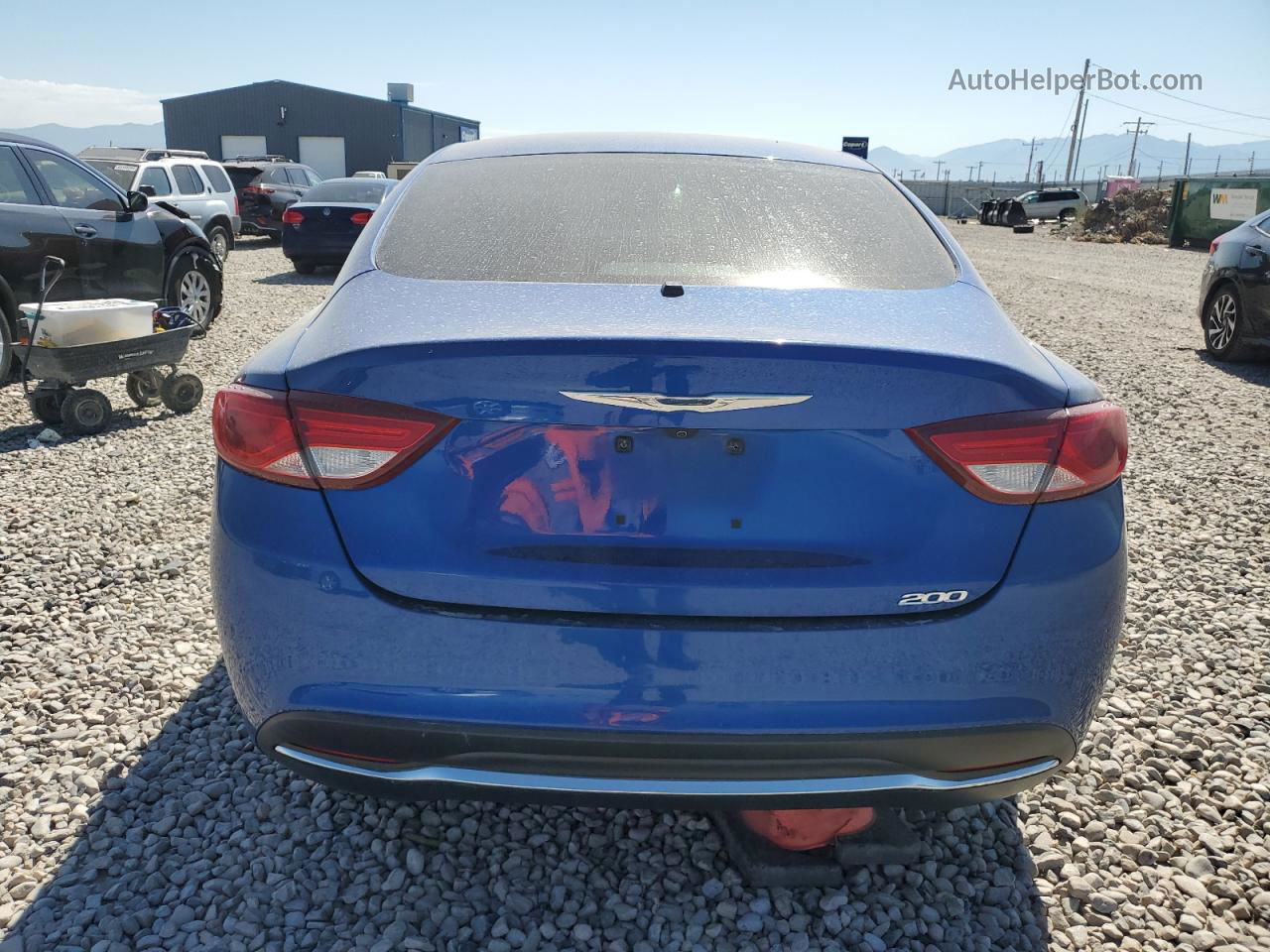 2016 Chrysler 200 Limited Blue vin: 1C3CCCAB9GN171658