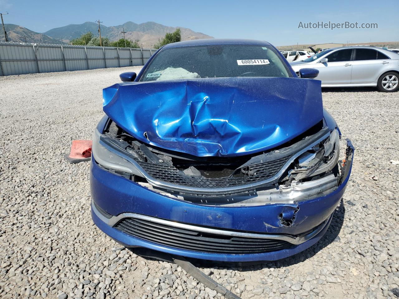 2016 Chrysler 200 Limited Blue vin: 1C3CCCAB9GN171658