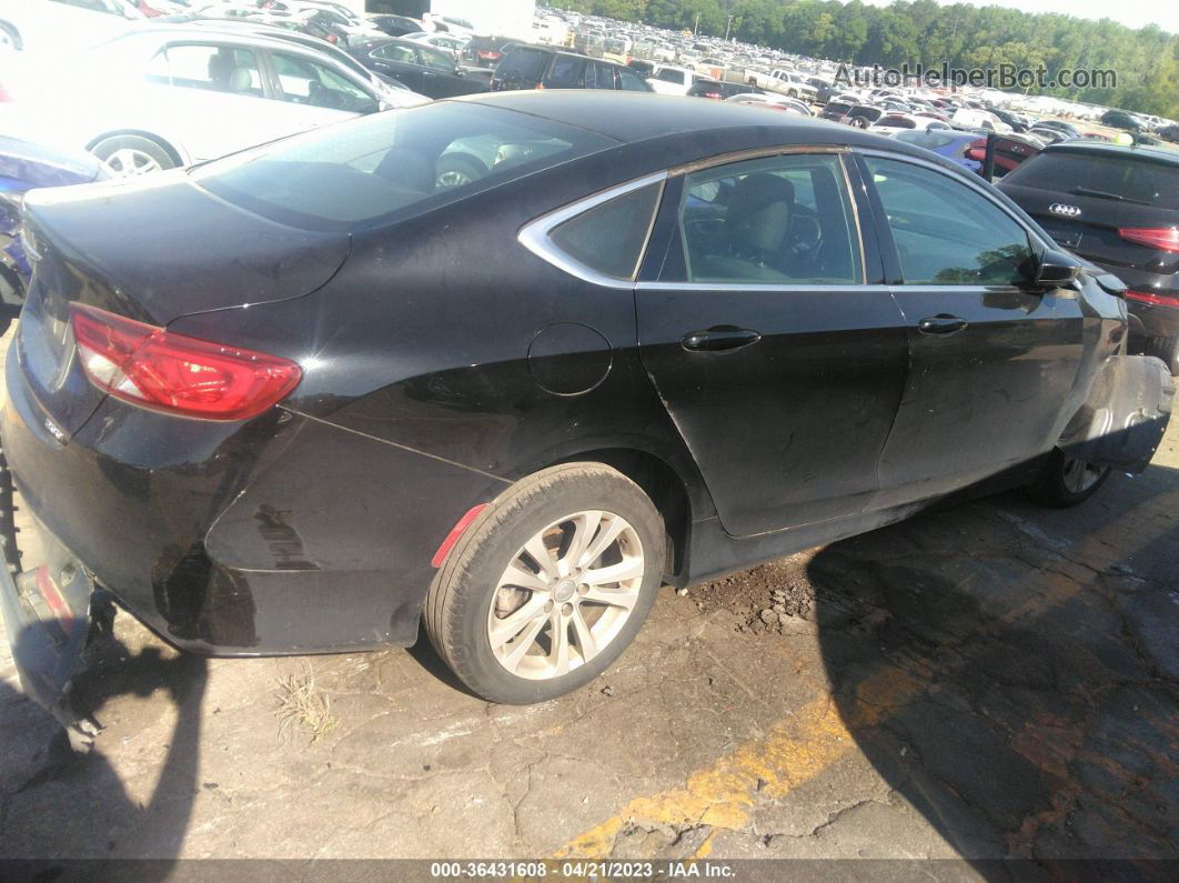 2016 Chrysler 200 Limited Black vin: 1C3CCCAB9GN172096