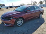 2016 Chrysler 200 Limited Бордовый vin: 1C3CCCAB9GN173751