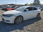 2016 Chrysler 200 Limited White vin: 1C3CCCAB9GN175919