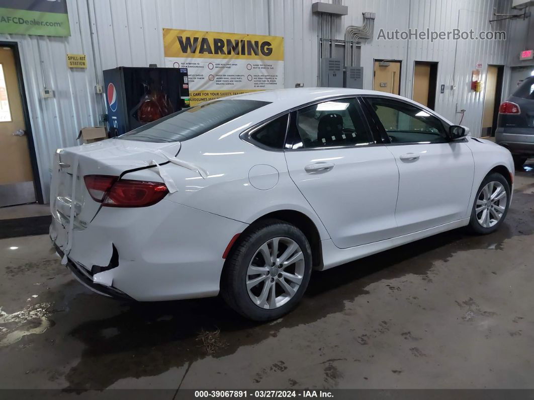 2016 Chrysler 200 Limited Белый vin: 1C3CCCAB9GN176858