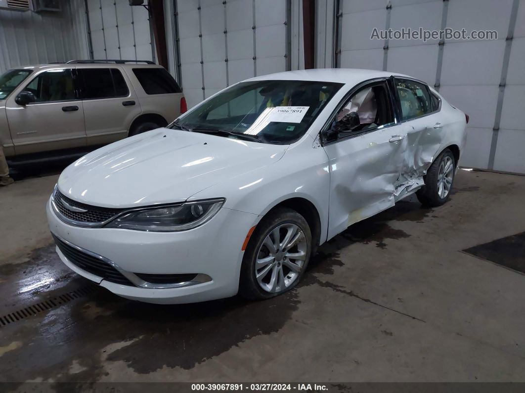 2016 Chrysler 200 Limited Белый vin: 1C3CCCAB9GN176858