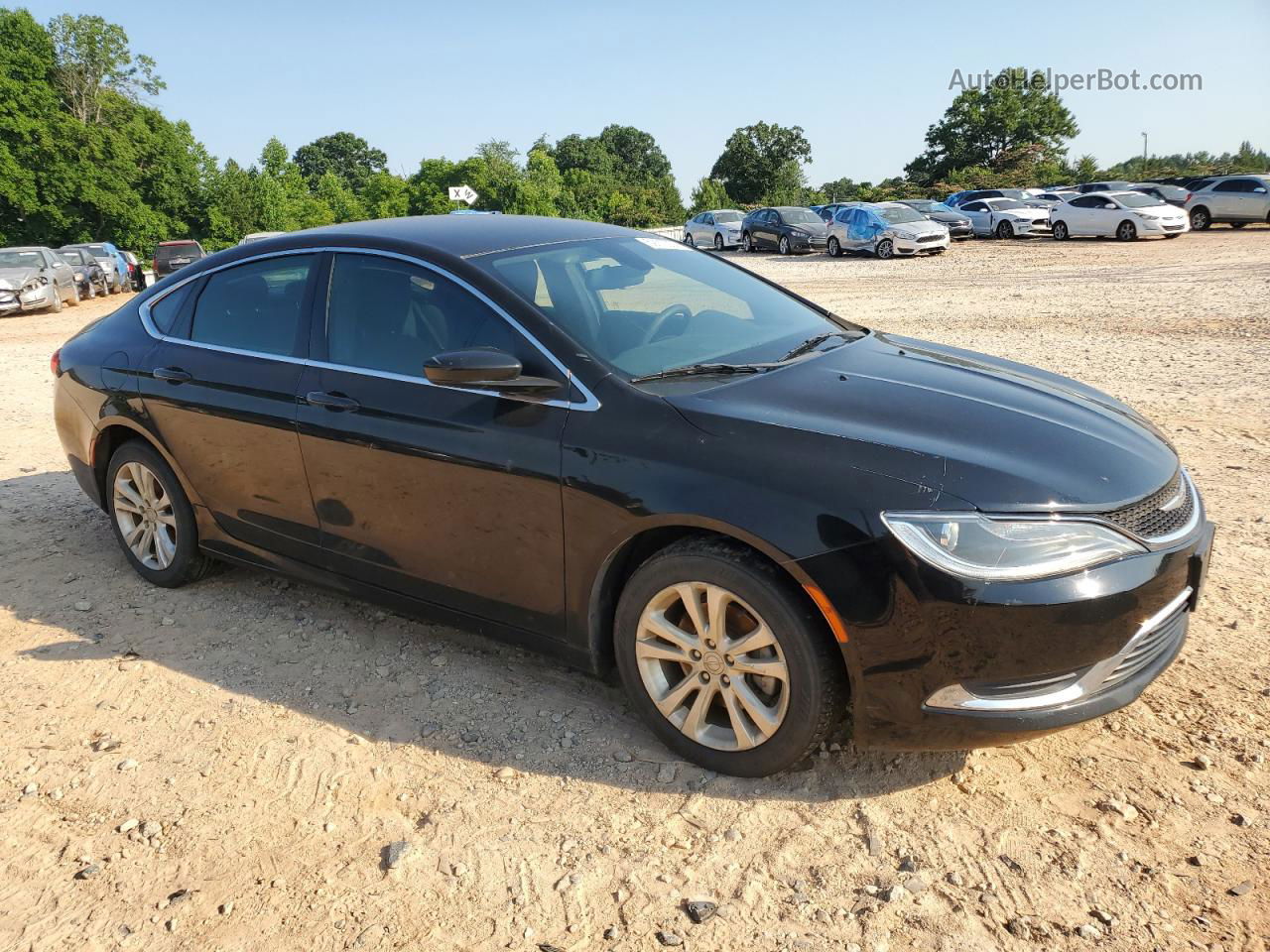 2016 Chrysler 200 Limited Черный vin: 1C3CCCAB9GN179761