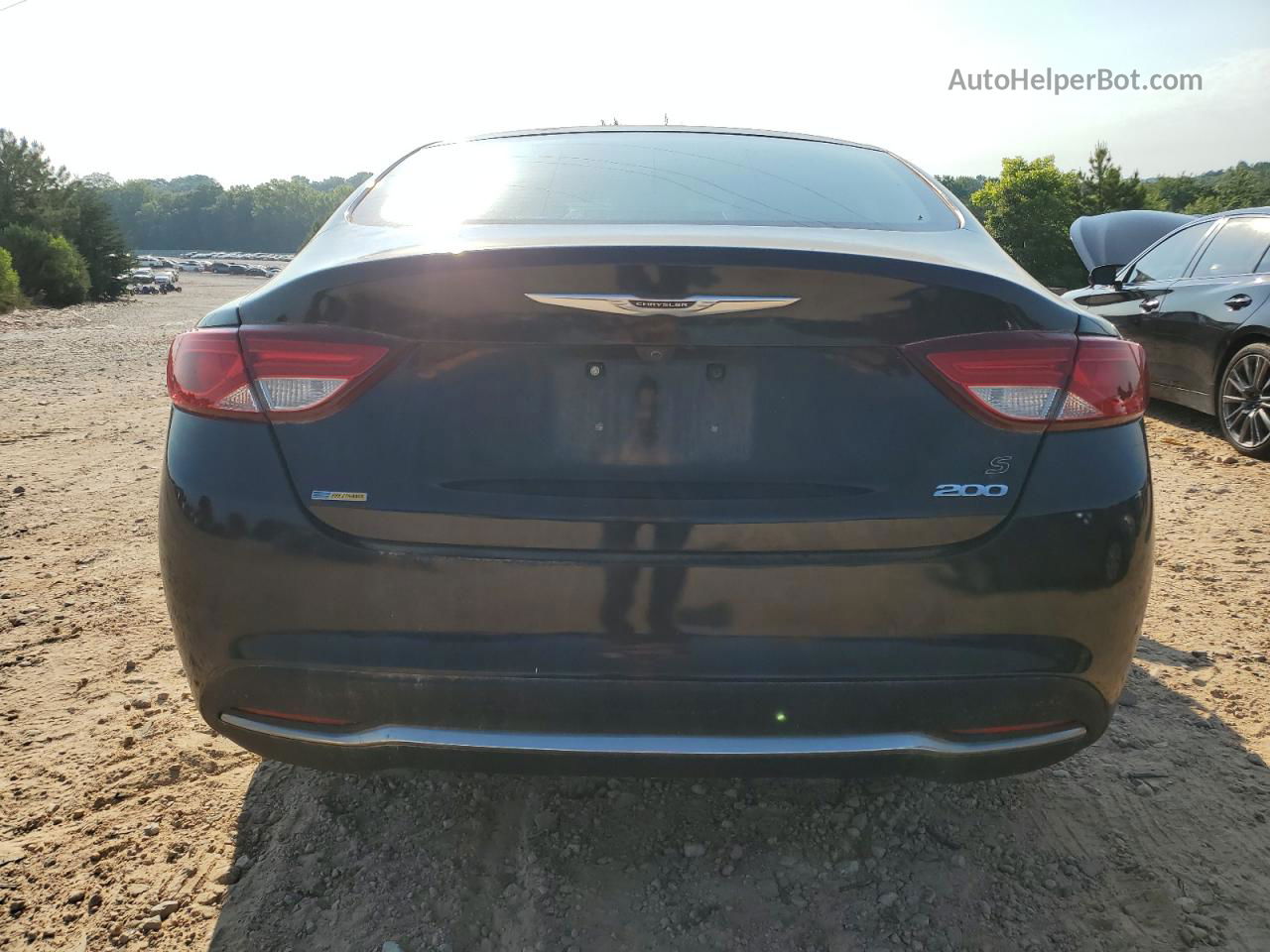 2016 Chrysler 200 Limited Black vin: 1C3CCCAB9GN179761