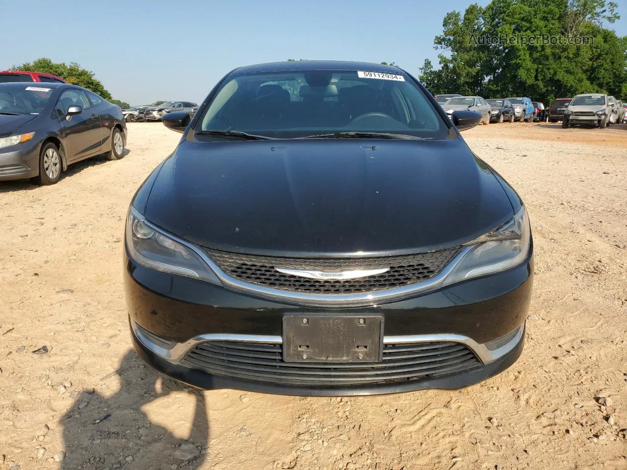 2016 Chrysler 200 Limited Black vin: 1C3CCCAB9GN179761