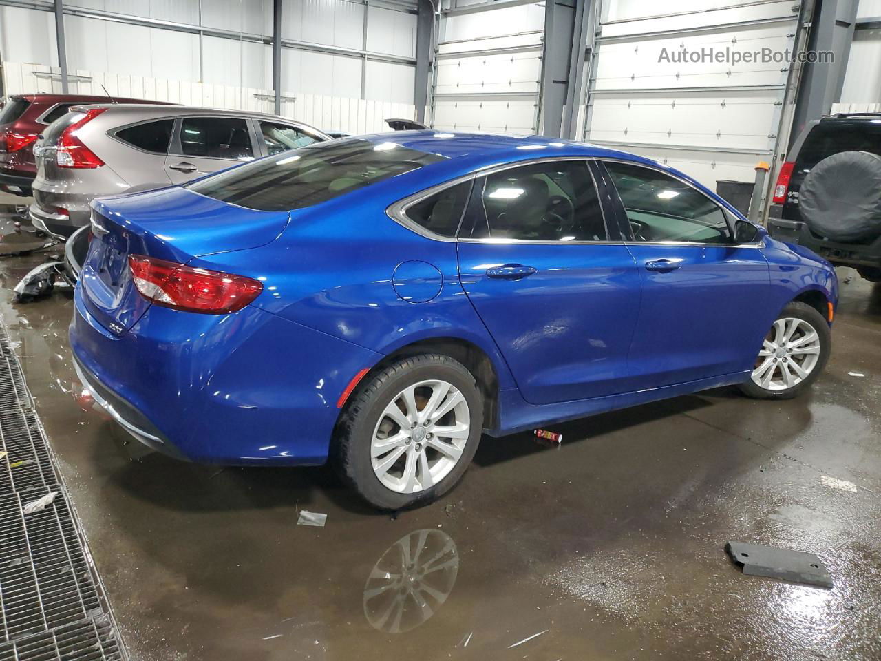 2016 Chrysler 200 Limited Blue vin: 1C3CCCAB9GN181560