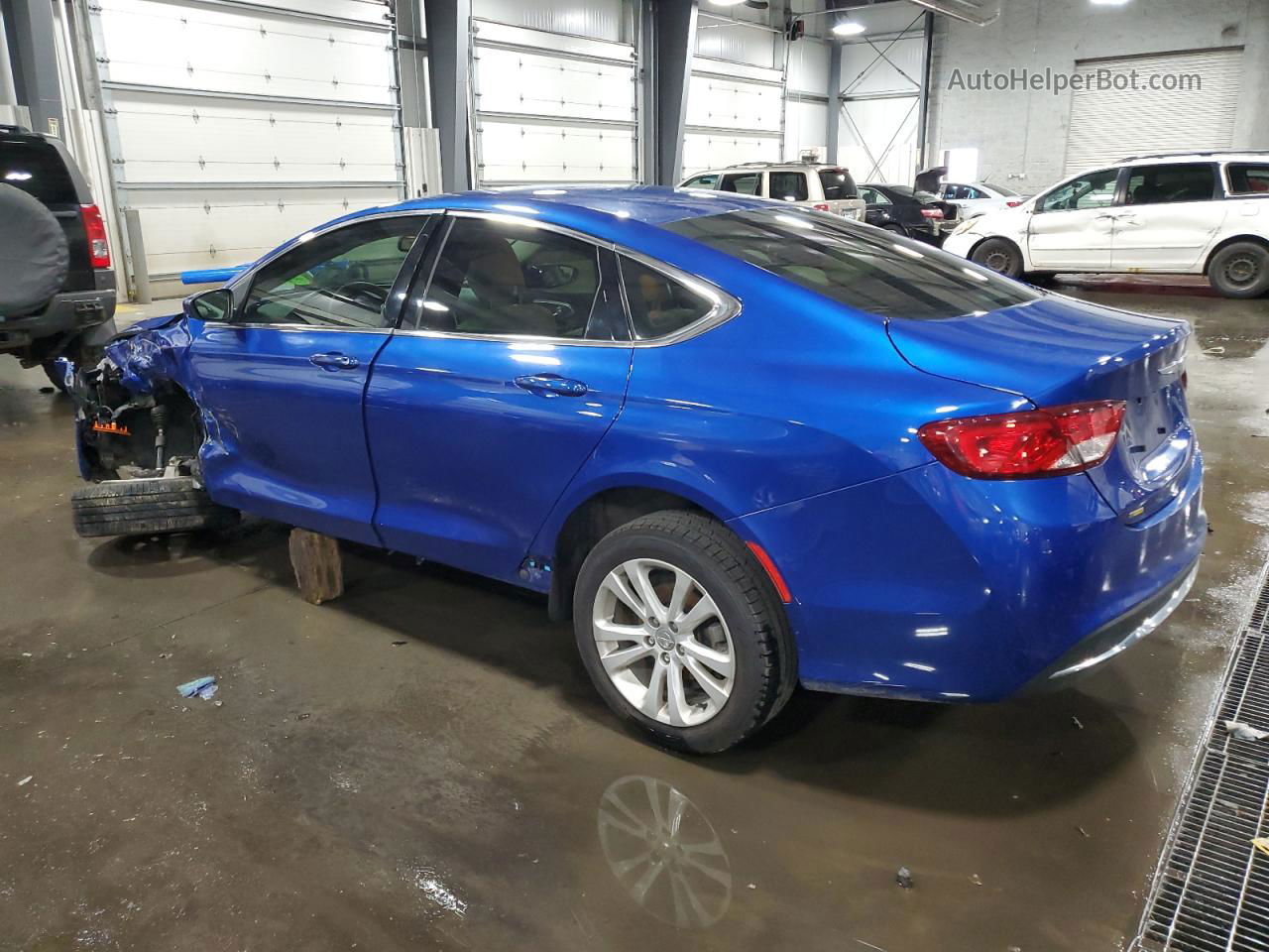 2016 Chrysler 200 Limited Blue vin: 1C3CCCAB9GN181560