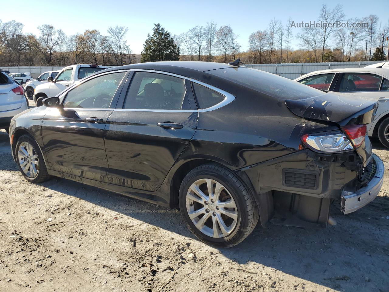 2017 Chrysler 200 Limited Black vin: 1C3CCCAB9HN505401