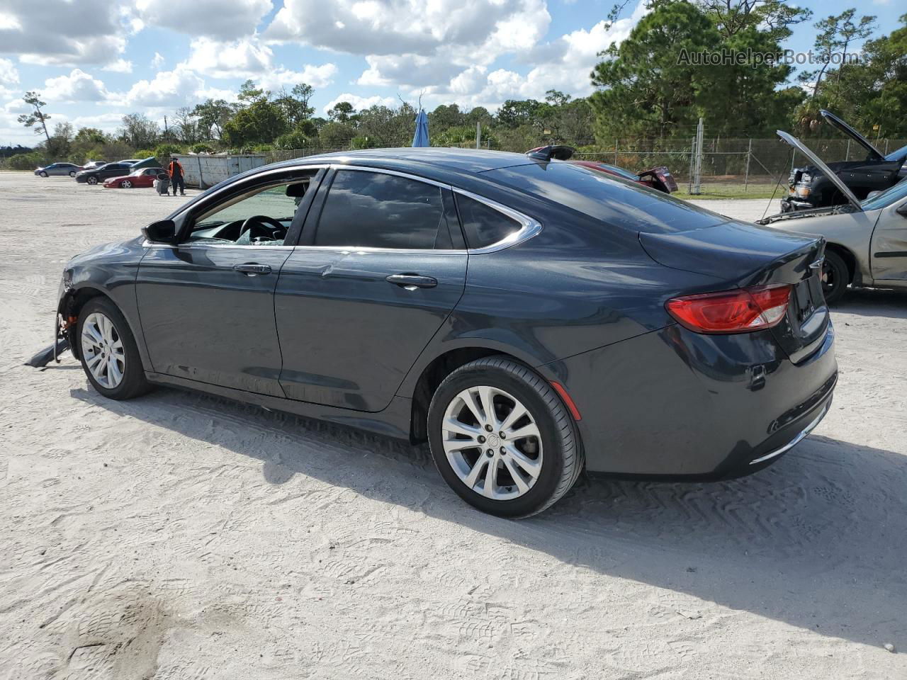 2017 Chrysler 200 Limited Gray vin: 1C3CCCAB9HN506287