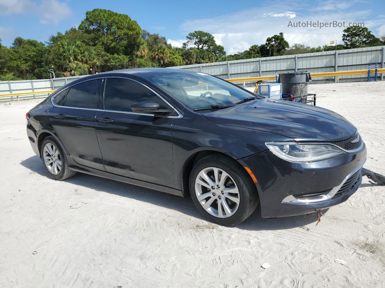 2017 Chrysler 200 Limited Серый vin: 1C3CCCAB9HN506287