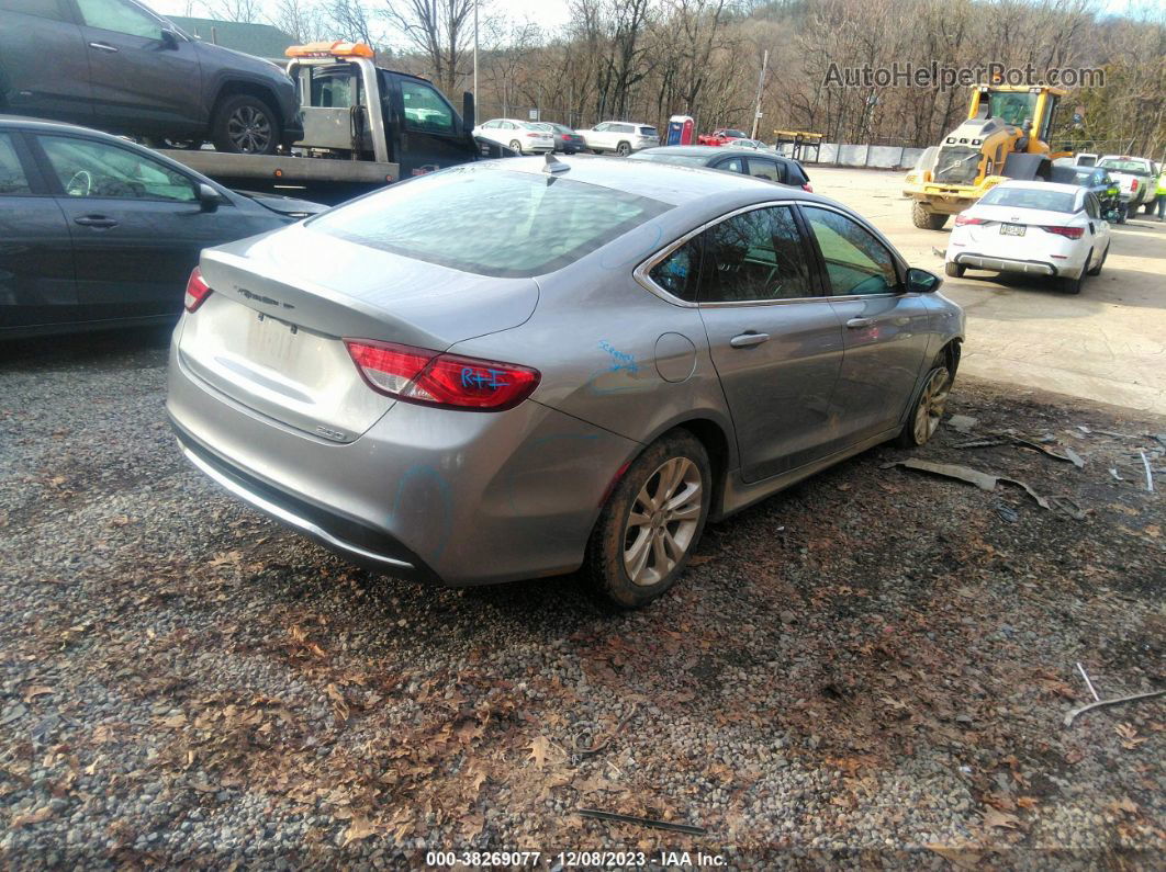 2017 Chrysler 200 Limited Platinum Silver vin: 1C3CCCAB9HN510064