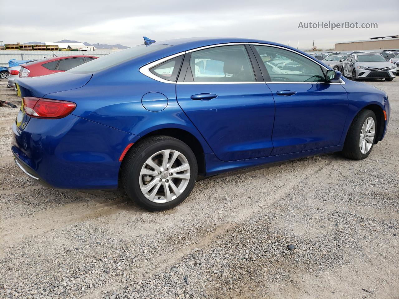 2017 Chrysler 200 Limited Синий vin: 1C3CCCAB9HN510467