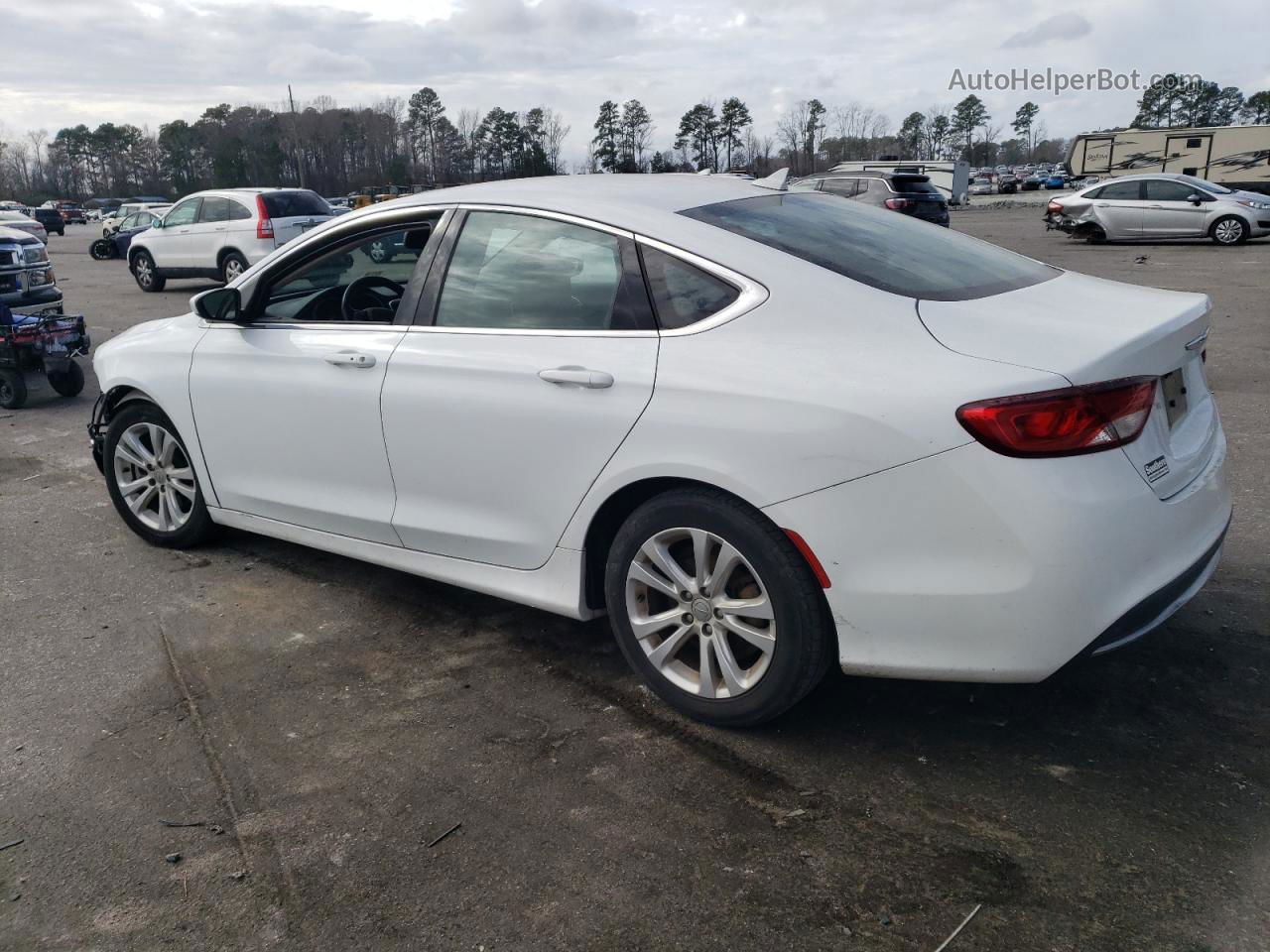 2017 Chrysler 200 Limited White vin: 1C3CCCAB9HN510551