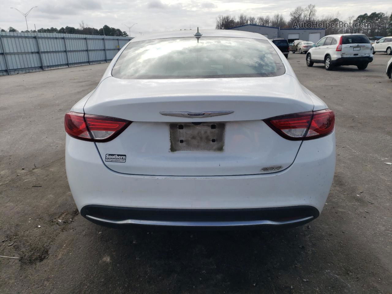 2017 Chrysler 200 Limited White vin: 1C3CCCAB9HN510551