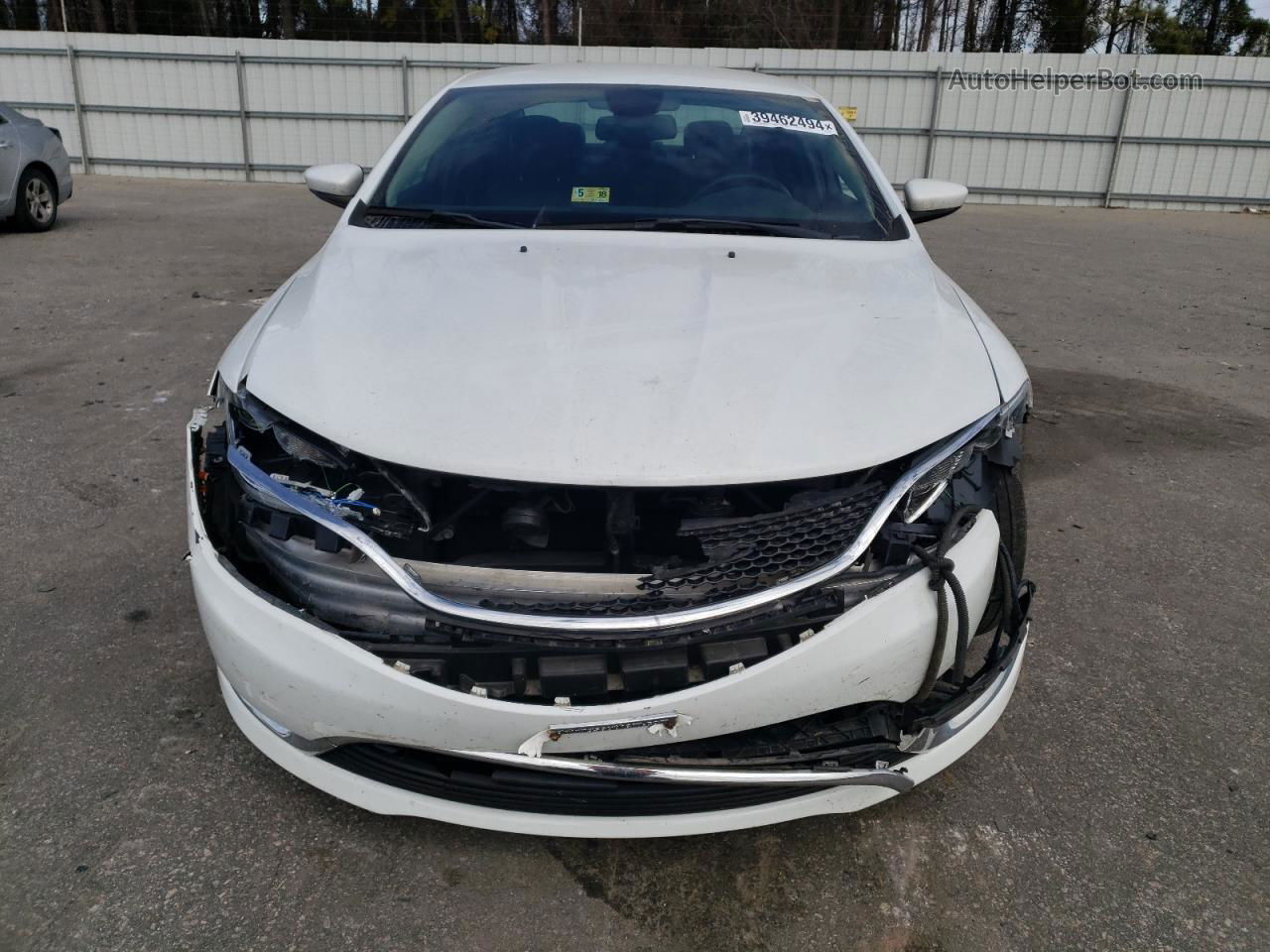 2017 Chrysler 200 Limited White vin: 1C3CCCAB9HN510551