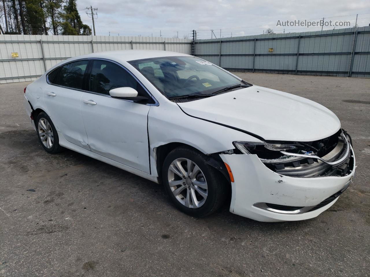 2017 Chrysler 200 Limited White vin: 1C3CCCAB9HN510551