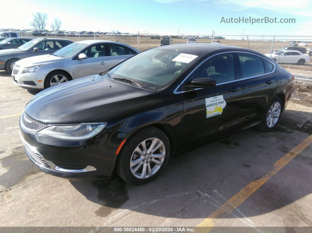 2017 Chrysler 200 Limited Black vin: 1C3CCCAB9HN512221