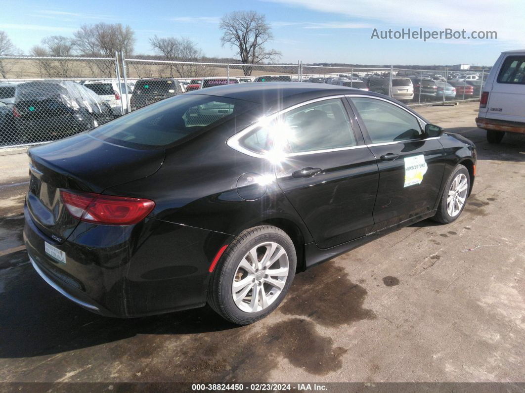 2017 Chrysler 200 Limited Black vin: 1C3CCCAB9HN512221