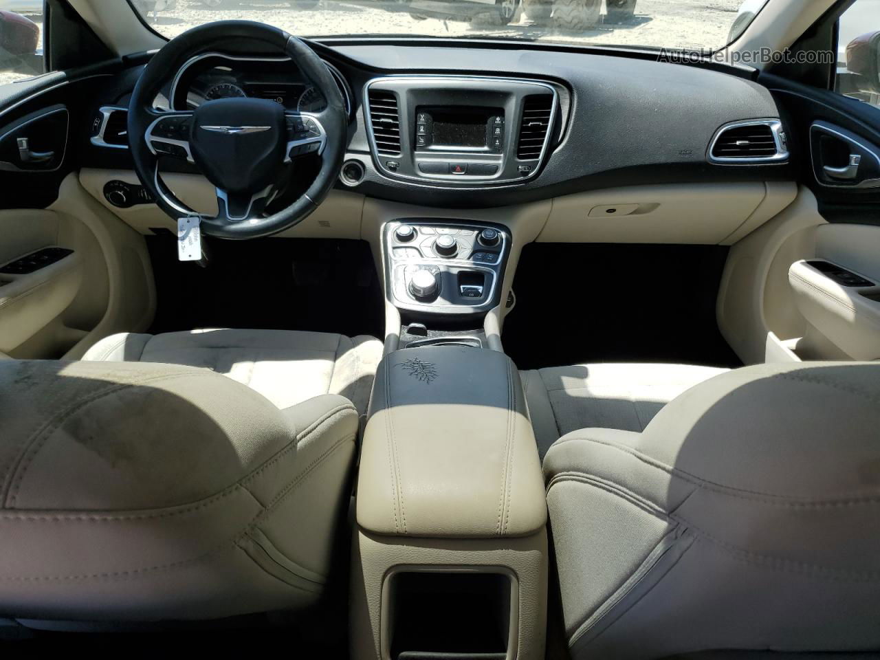 2015 Chrysler 200 Limited Бордовый vin: 1C3CCCABXFN556628