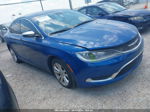 2015 Chrysler 200 Limited Blue vin: 1C3CCCABXFN594652