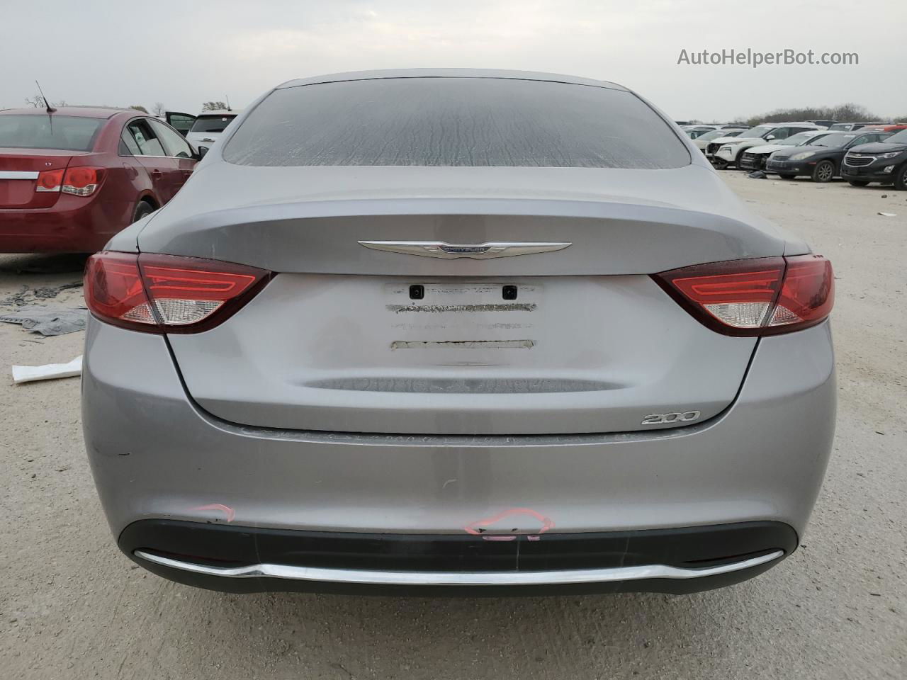 2015 Chrysler 200 Limited Gray vin: 1C3CCCABXFN605777