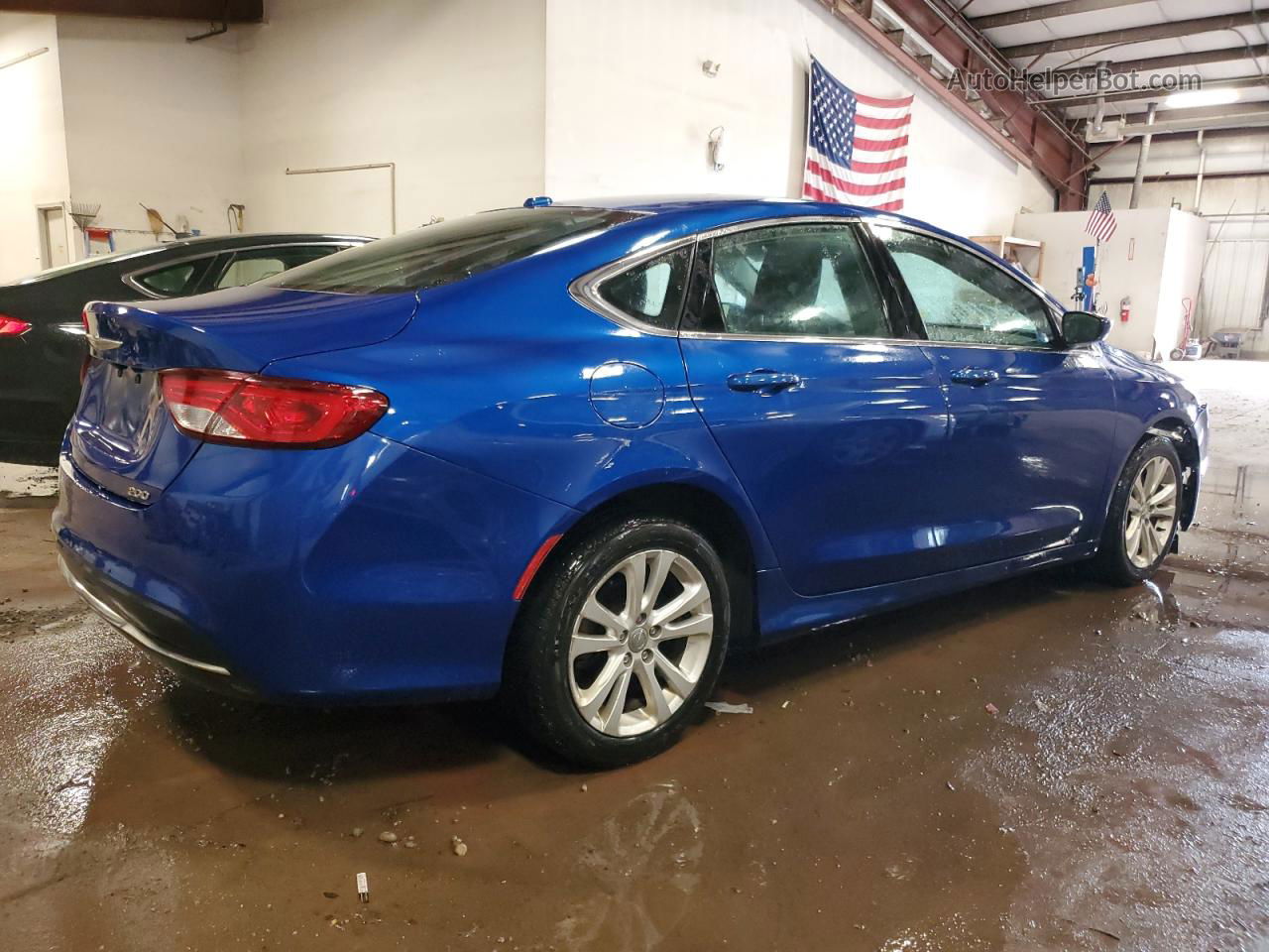 2015 Chrysler 200 Limited Blue vin: 1C3CCCABXFN616536