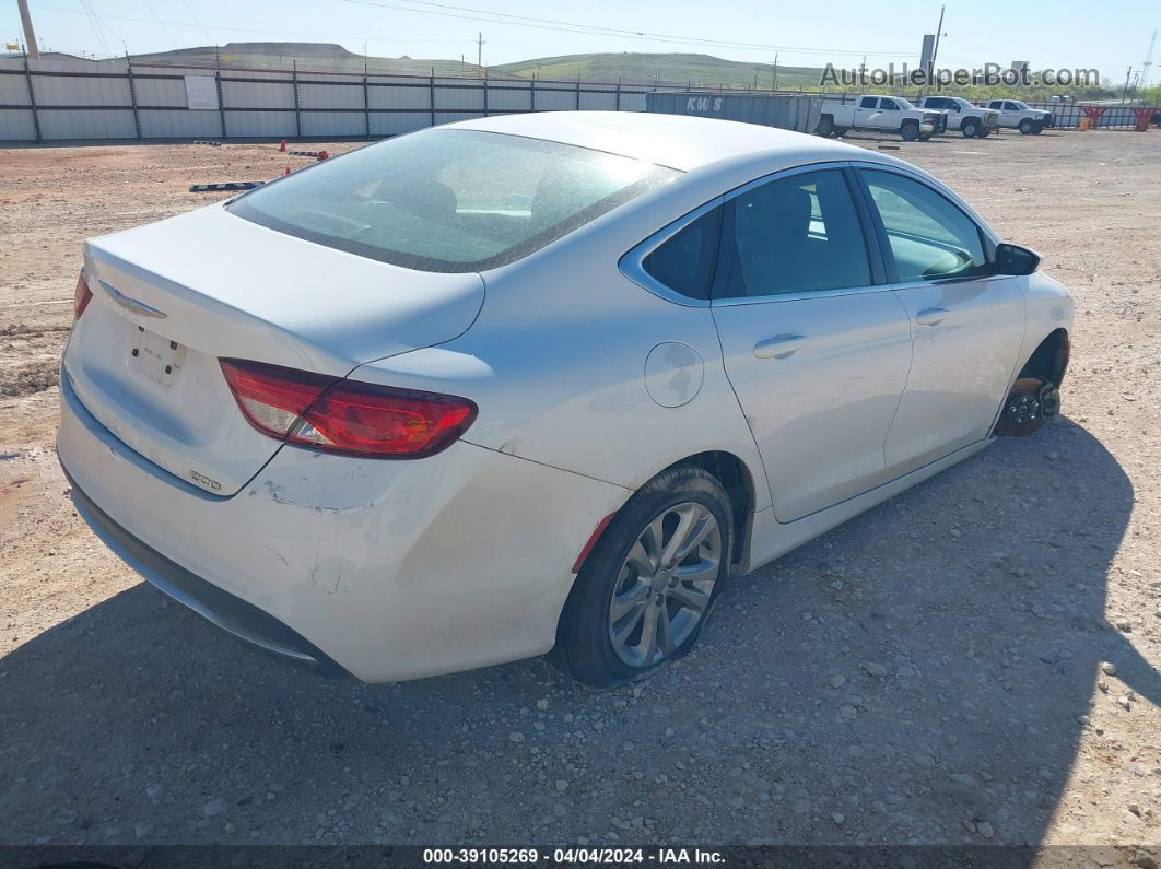 2015 Chrysler 200 Limited Белый vin: 1C3CCCABXFN620795