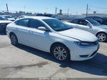 2015 Chrysler 200 Limited White vin: 1C3CCCABXFN637404