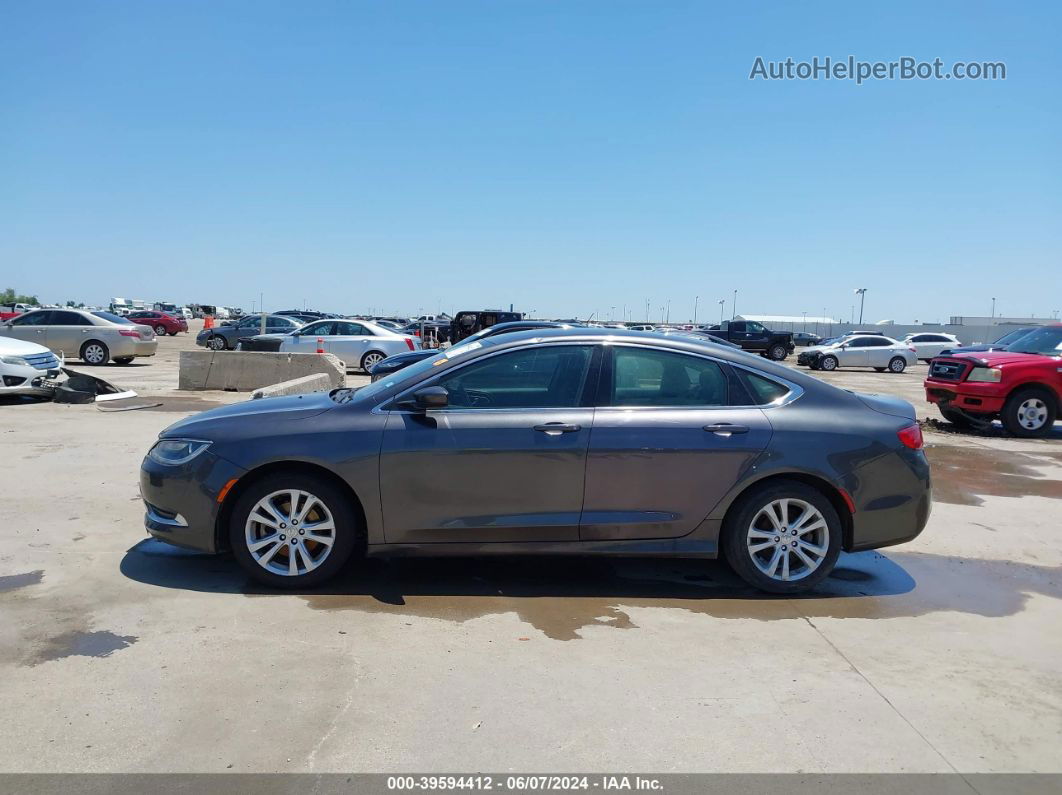 2015 Chrysler 200 Limited Серый vin: 1C3CCCABXFN644787