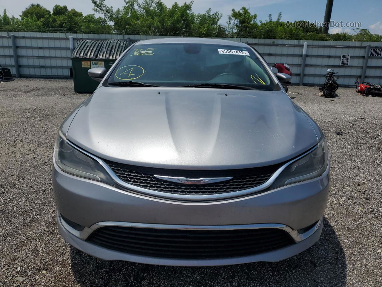 2015 Chrysler 200 Limited Silver vin: 1C3CCCABXFN697912