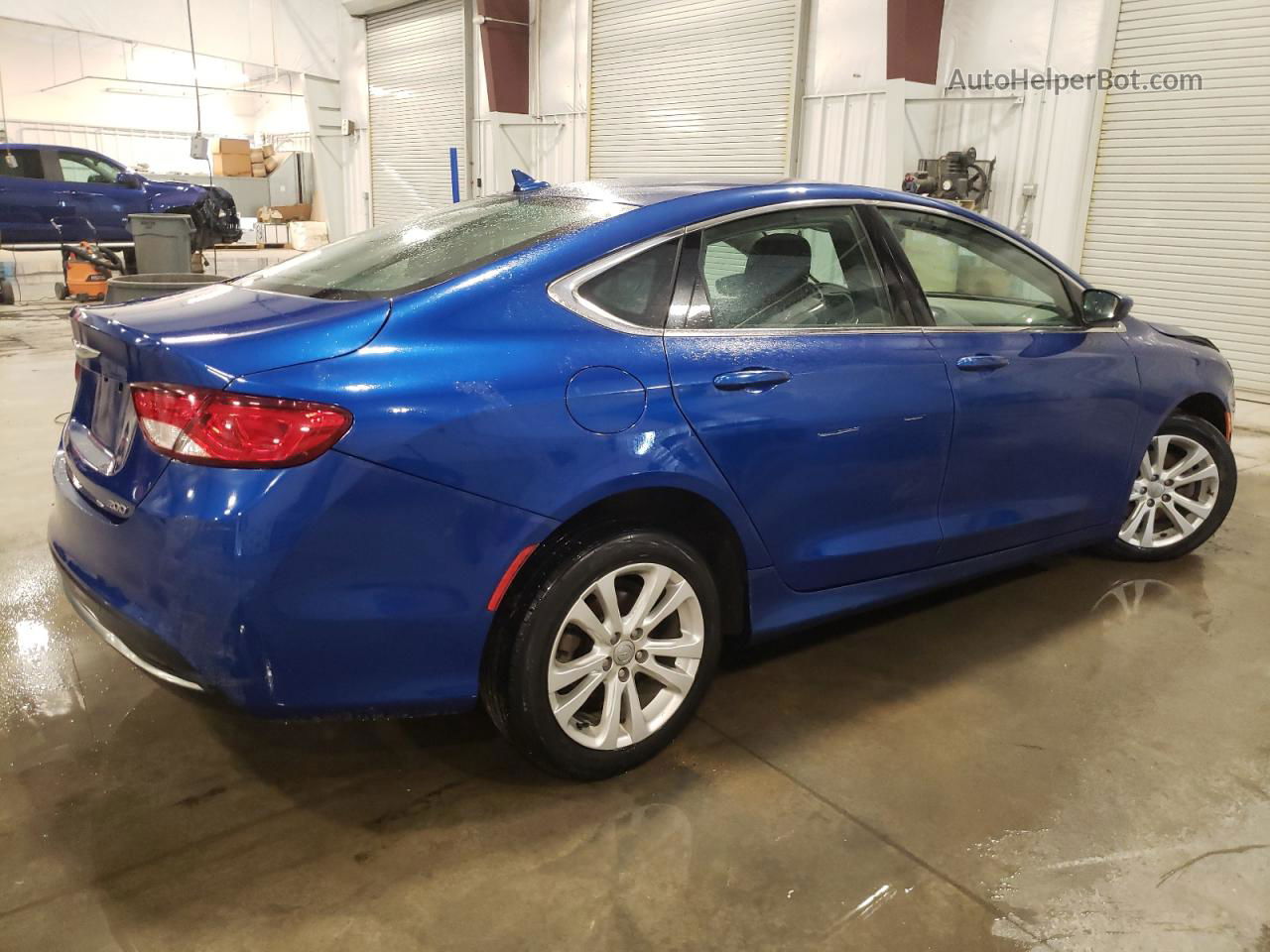 2015 Chrysler 200 Limited Blue vin: 1C3CCCABXFN720945