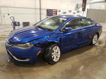 2015 Chrysler 200 Limited Blue vin: 1C3CCCABXFN720945