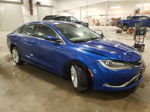 2015 Chrysler 200 Limited Blue vin: 1C3CCCABXFN720945