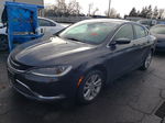 2016 Chrysler 200 Limited Серый vin: 1C3CCCABXGN114191