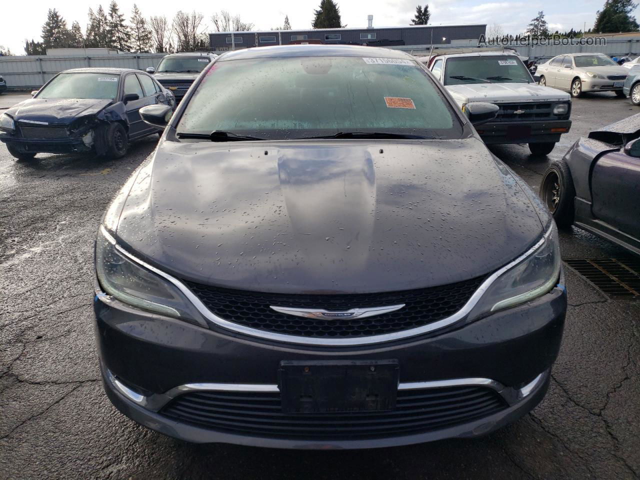 2016 Chrysler 200 Limited Gray vin: 1C3CCCABXGN114191