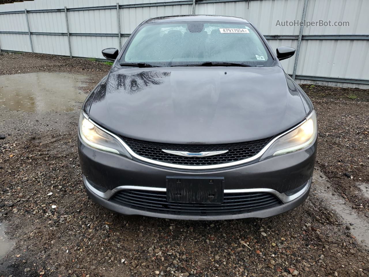 2016 Chrysler 200 Limited Gray vin: 1C3CCCABXGN115275