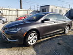 2016 Chrysler 200 Limited Gray vin: 1C3CCCABXGN123232