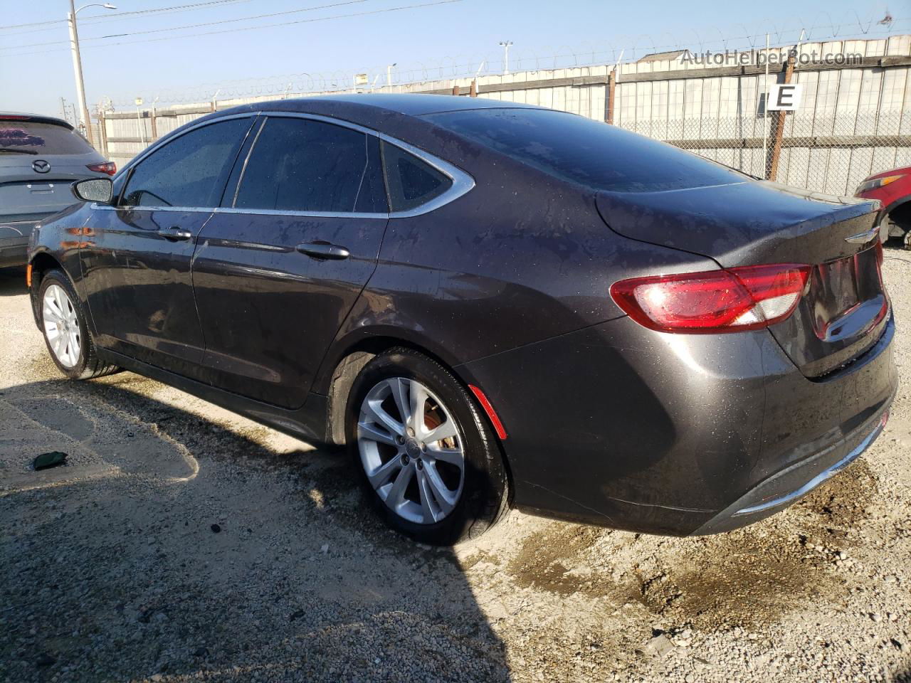 2016 Chrysler 200 Limited Gray vin: 1C3CCCABXGN123232