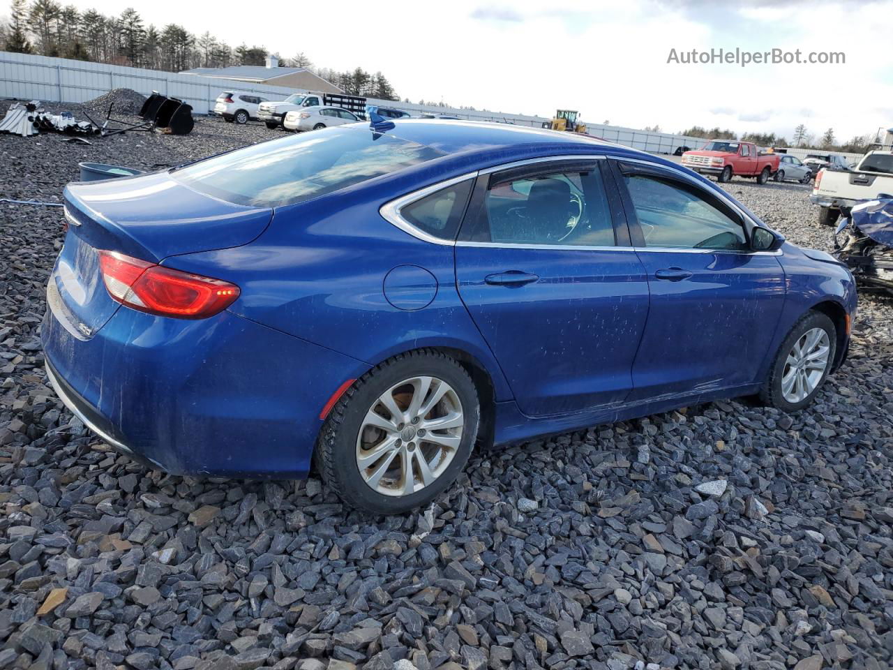 2016 Chrysler 200 Limited Синий vin: 1C3CCCABXGN124283