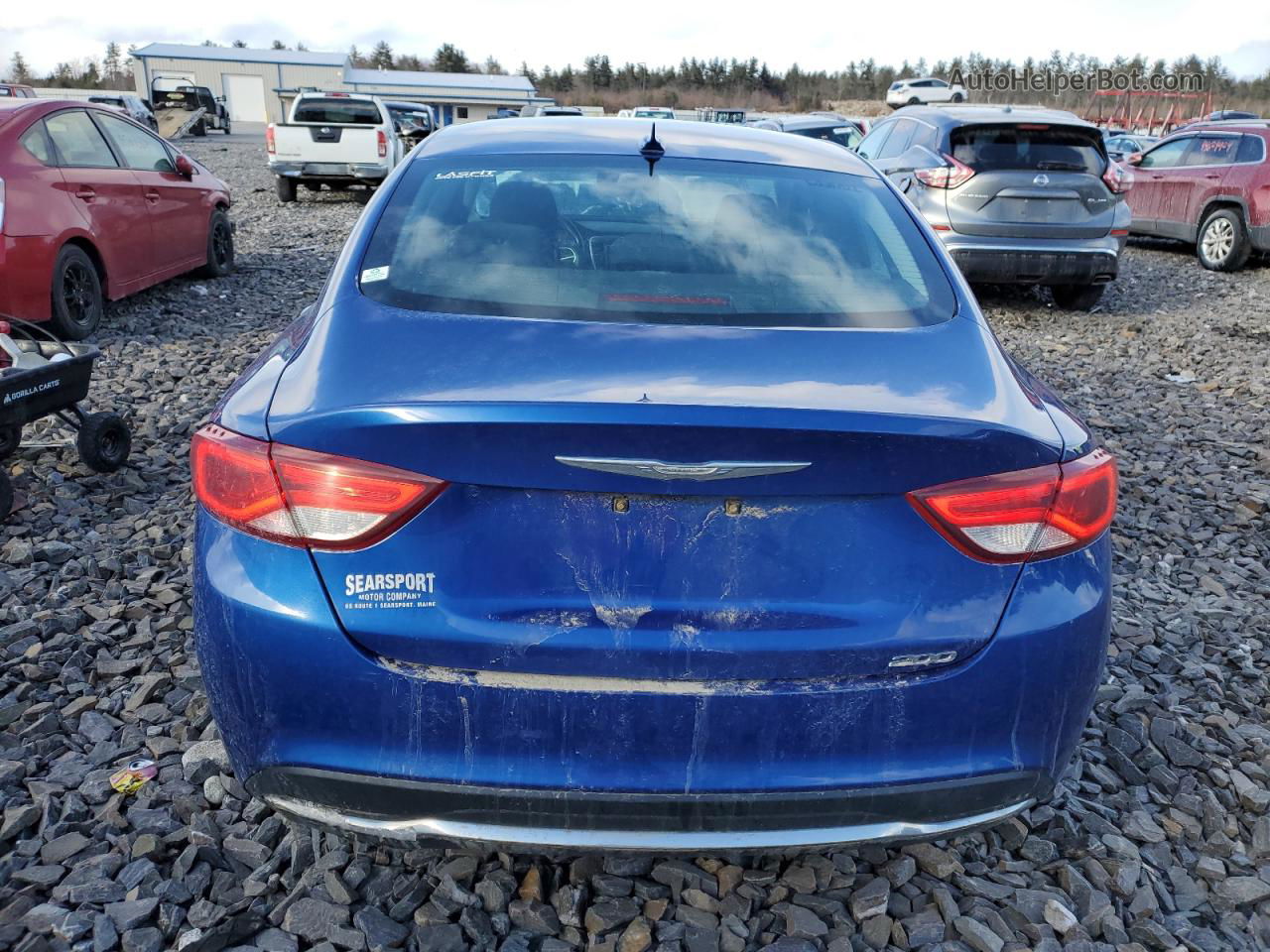 2016 Chrysler 200 Limited Blue vin: 1C3CCCABXGN124283