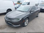 2016 Chrysler 200 Limited Gray vin: 1C3CCCABXGN126809